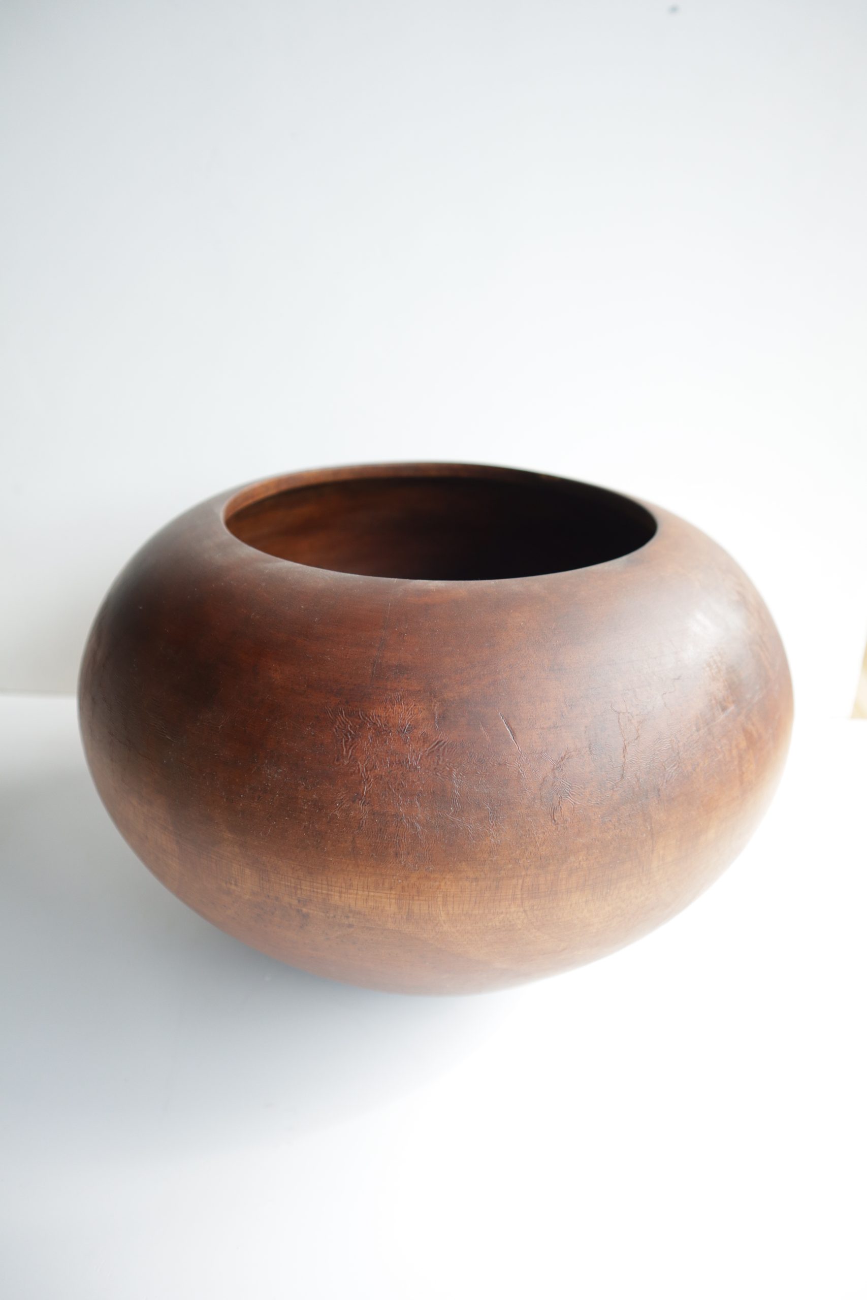 Mango Wood Bowl Vase