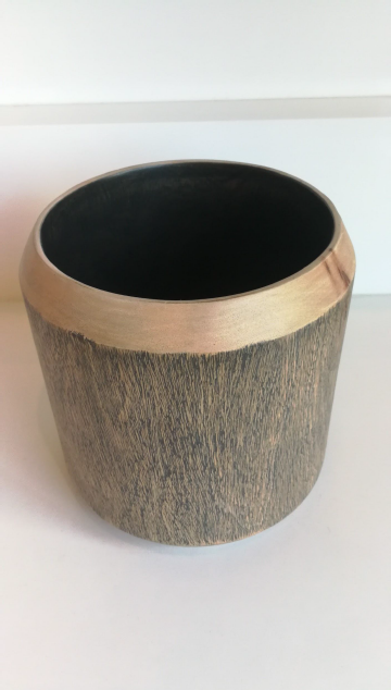 Mango Wood Trunk Vase
