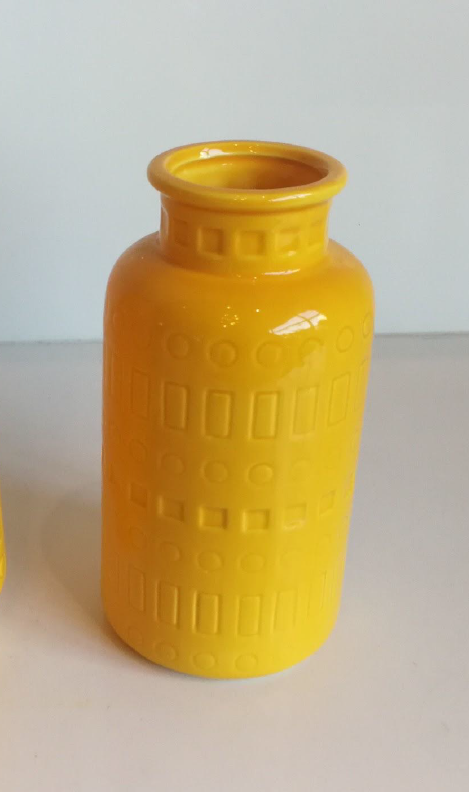 Sunburst Textured Vase LN